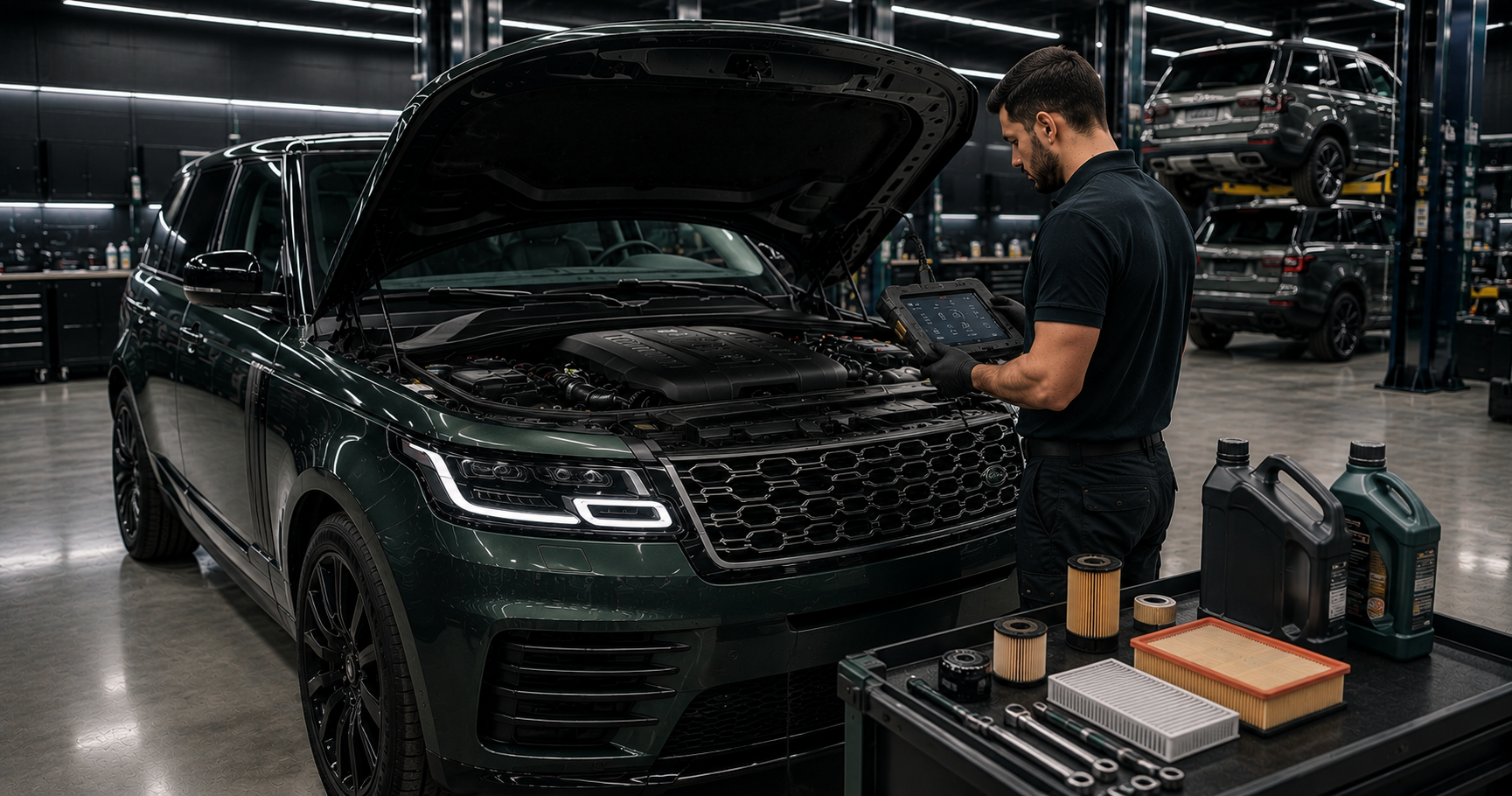 صيانة رنج روفر في الرياض مع فحص وتشخيص احترافي لجميع موديلات Range Rover