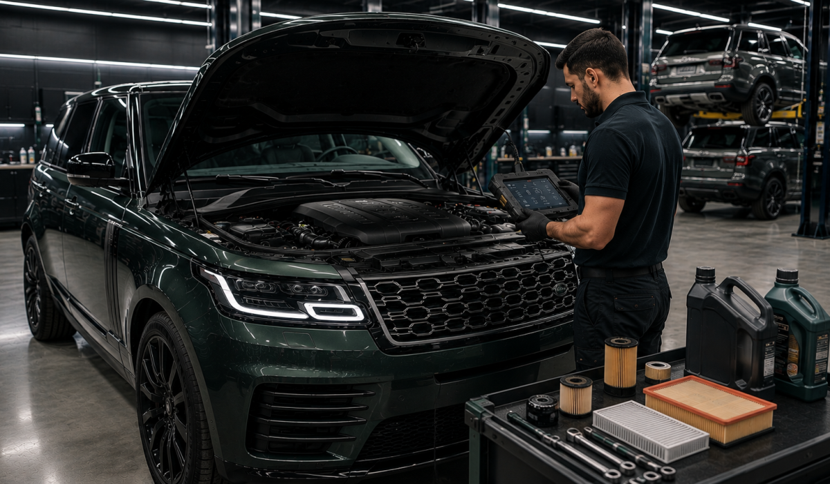 صيانة رنج روفر في الرياض مع فحص وتشخيص احترافي لجميع موديلات Range Rover